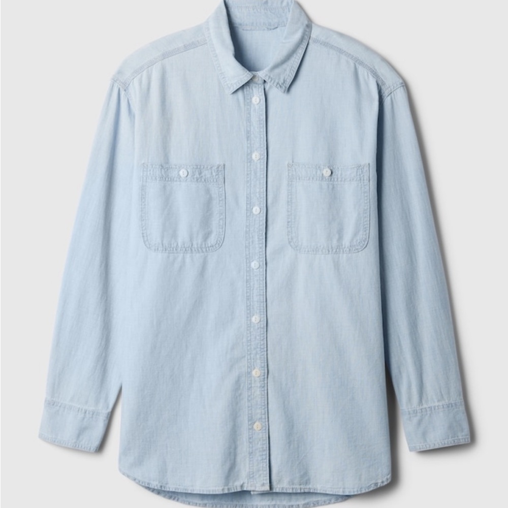 Gap Denim/Chambray Big Shirt
